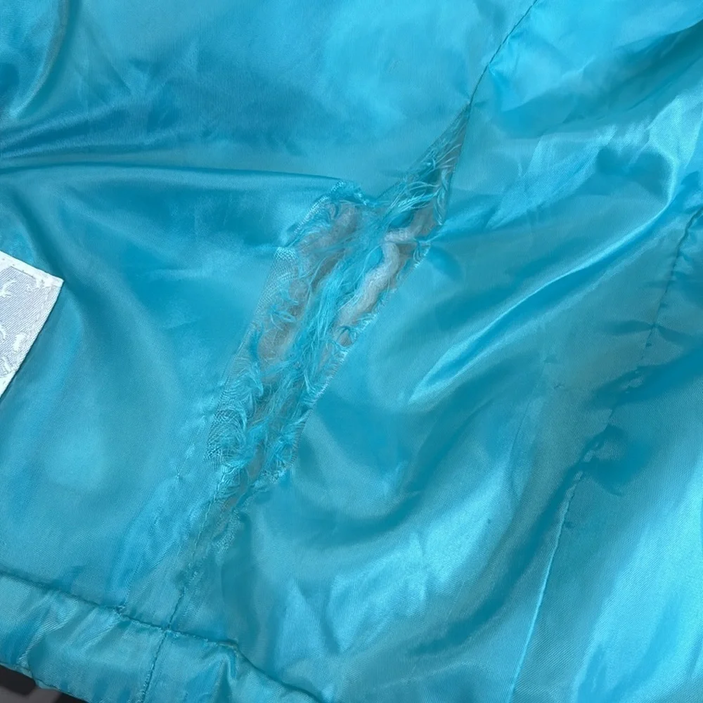 Magellan Teal and Gray Unisex Puffer Jacket